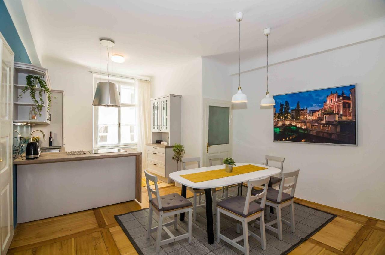 Elegant Central Apartment Ljubljana Ngoại thất bức ảnh